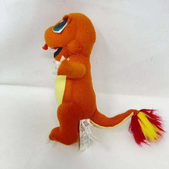 Giant 1999 Pokemon Charizard Charmander Plush Toy 12" Nintendo play by play - Picture 2 of 12